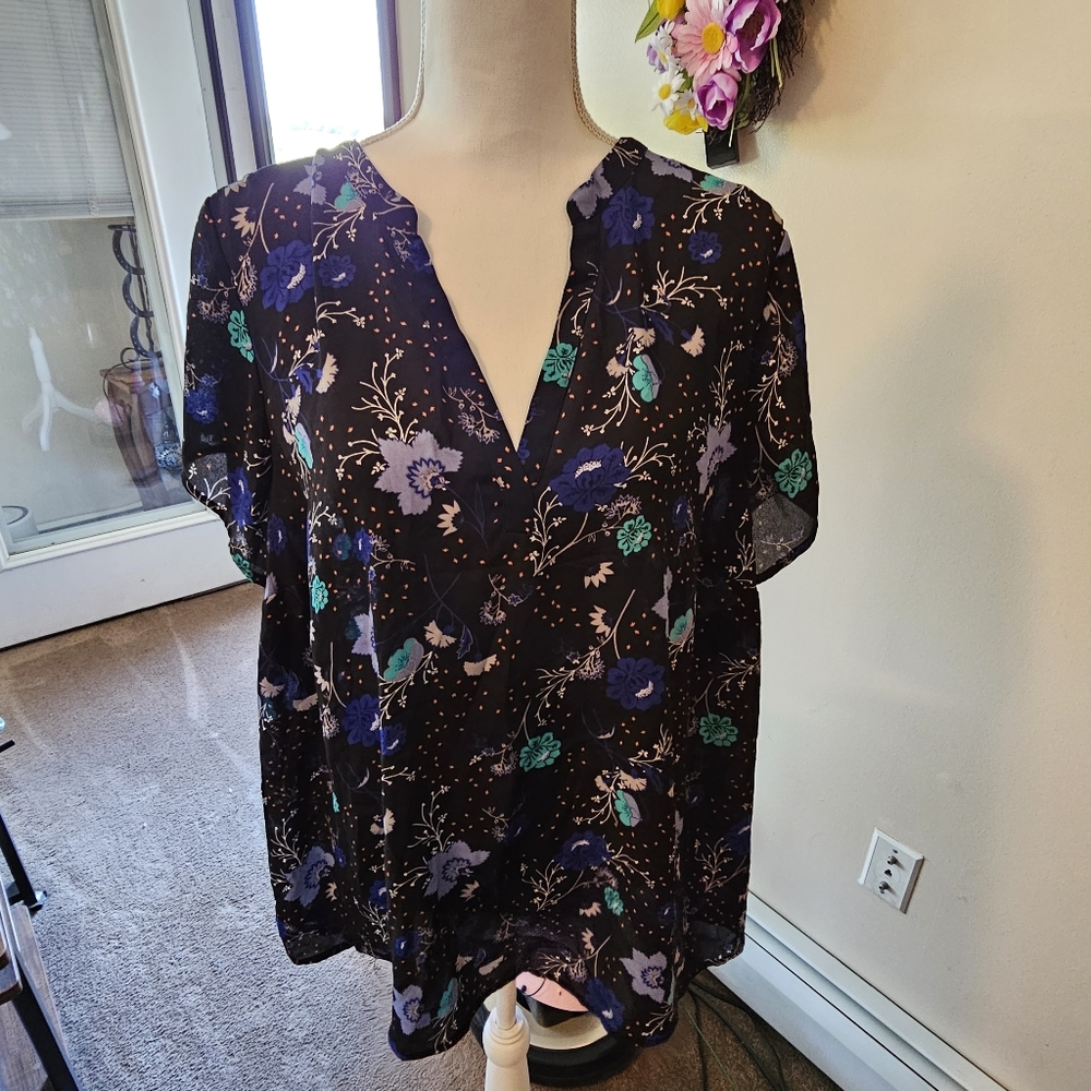 Torrid Floral Blouse
